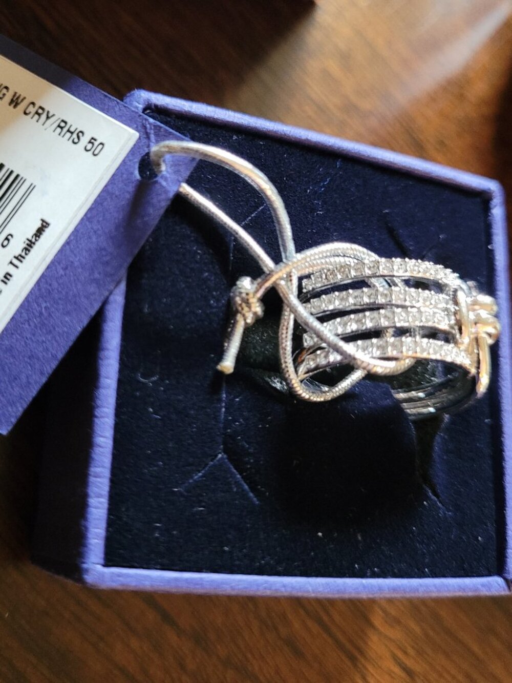 Swarovski crystal lifelong ring